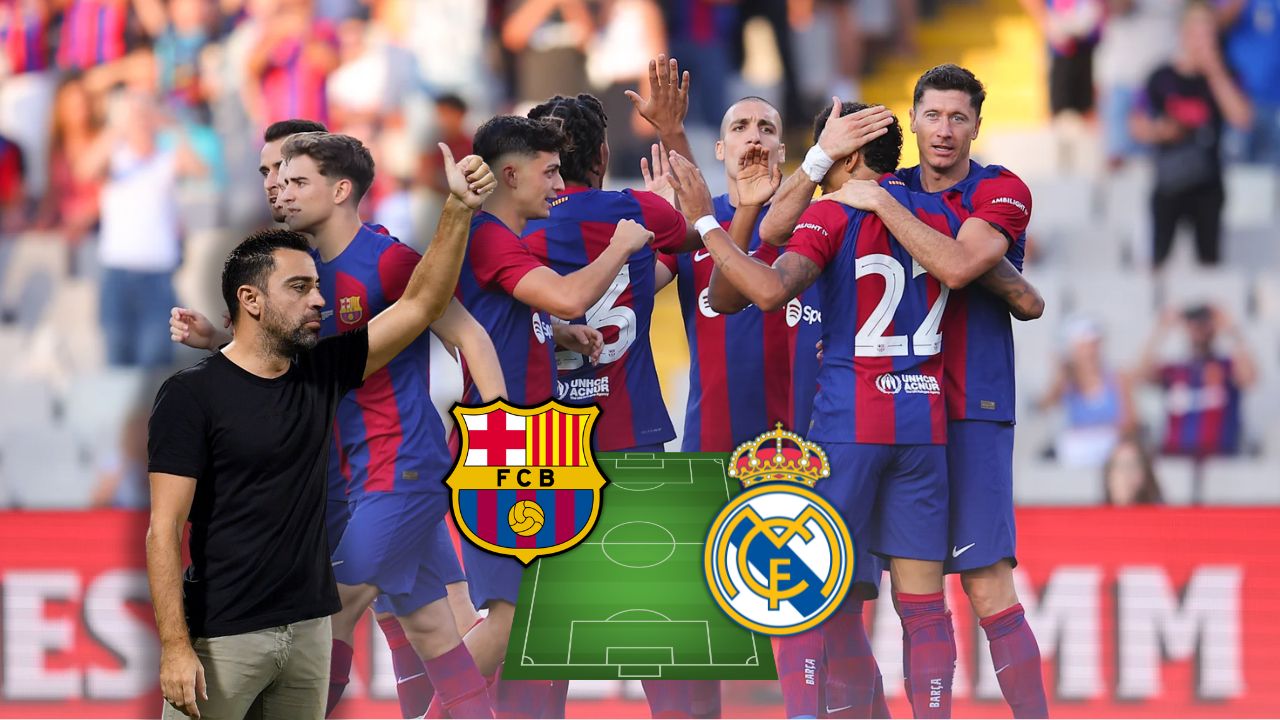 Barcelona prepara potente once titular para el clásico ante Real Madrid