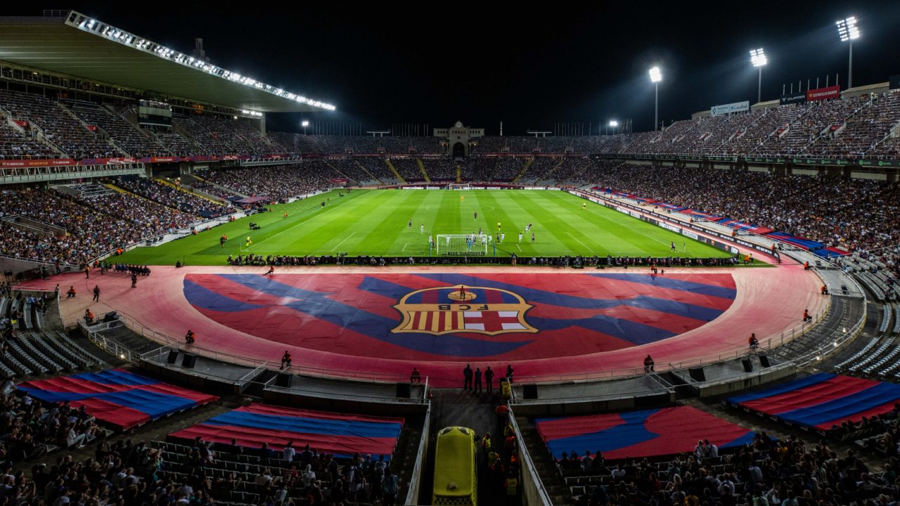 Estadio Olímpico de Montjuic capacidad, escenario del clásico Barcelona vs. Real Madrid