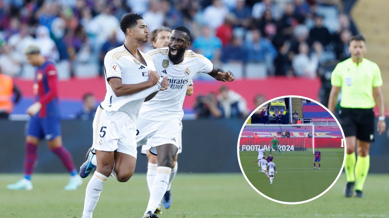Jude Bellingham se luce con impresionante golazo y doblete en el clásico ante Barcelona