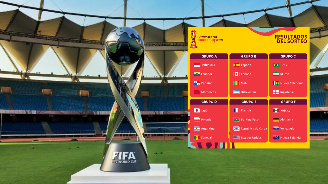 Calendario y fixture del Mundial Sub-17  Indonesia 2023, estas son las fechas y horarios de los partidos.