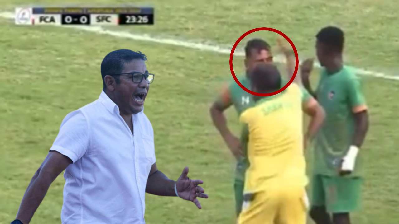 El tremendo regaño y 'cariñito' de 'Chato' Padilla a uno de sus futbolistas en partido de la Liga de Ascenso