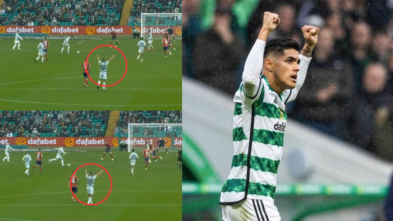 Captan cómo un jugador del Celtic festejó golazo de Luis Palma incluso antes de que disparara