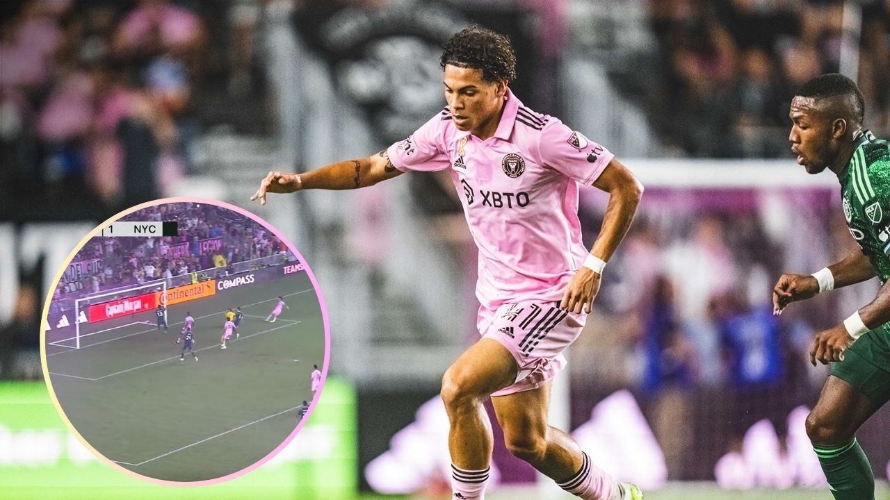 El poste le niega golazo a David Ruíz en nueva gran actuación con el Inter Miami