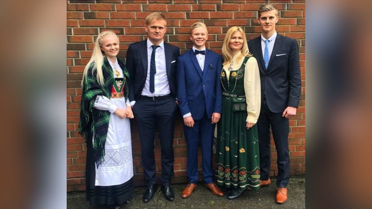 Erling Haaland familia, ¿quiénes son y a que miembro es más apegado él noruego?