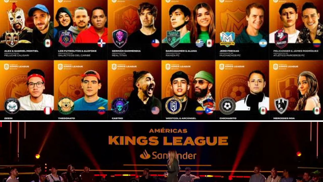 Kings League Americas presidentes, quiénes son y cómo se llaman los streamers y jugadores
