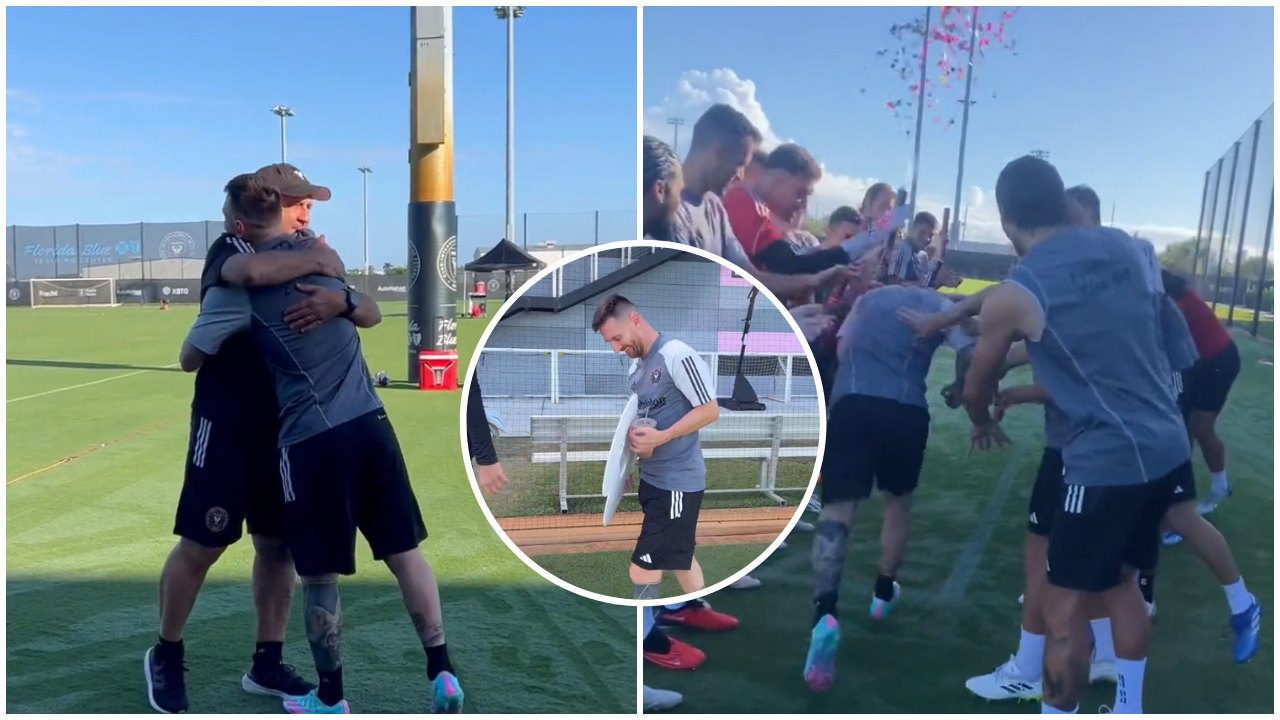 El recibimiento del Inter Miami a Lionel Messi tras ganar el Balón de Oro ¿y David Ruiz?