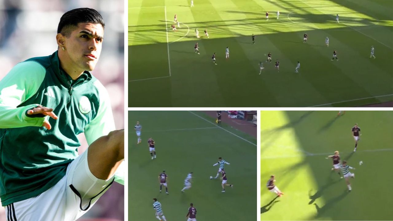 Luis Palma realiza asistencia de ensueño con el Celtic ante el Hearts