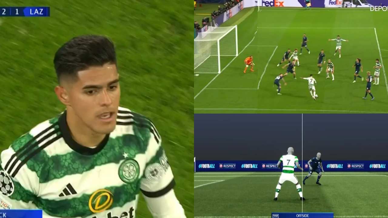 Video: Así fue el primer gol de Luis Palma en Champions League que fue anulado por el VAR