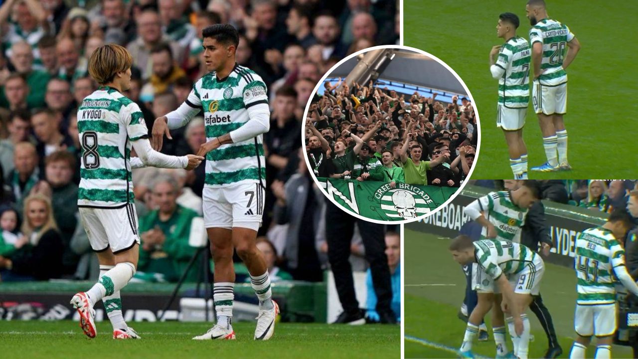 Luis Palma recibió su primera ovación del Celtic Park tras marcar se segundo golazo