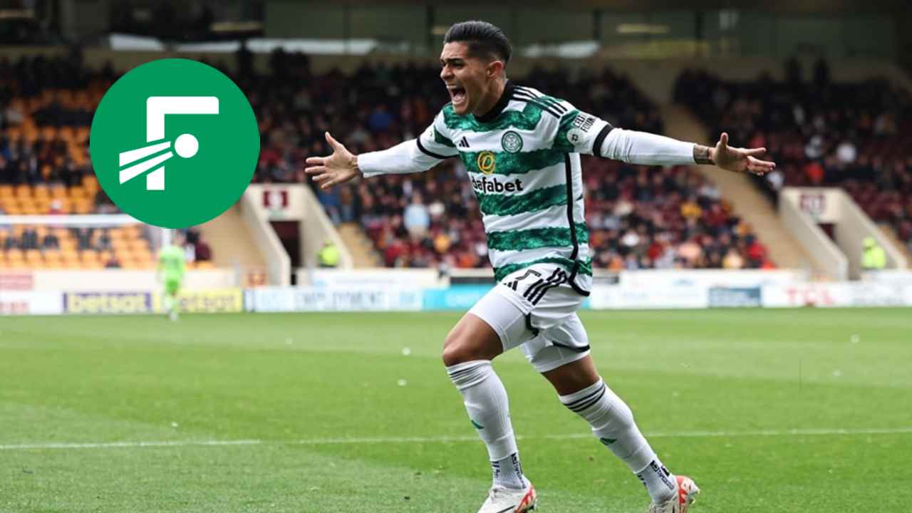 El destacado registro de Luis Palma tras su primer gol con el Celtic en Escocia
