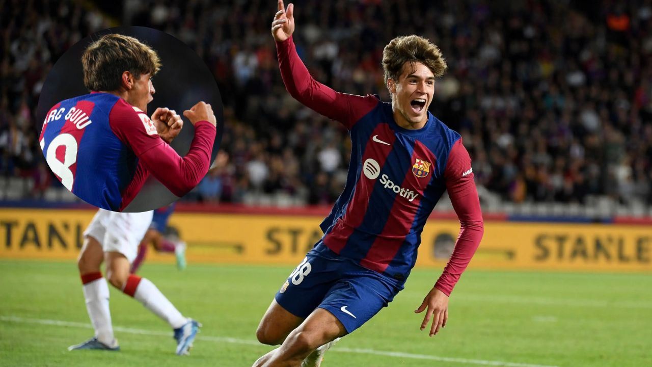 Marc Guiu cuánto cobra, posición, familia y goles de la nueva joya de La Masía