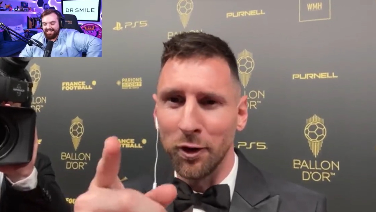 Lionel Messi 'se enoja' en plena transmisión y regaña a Ibai Llanos tras ganar el Balón de Oro