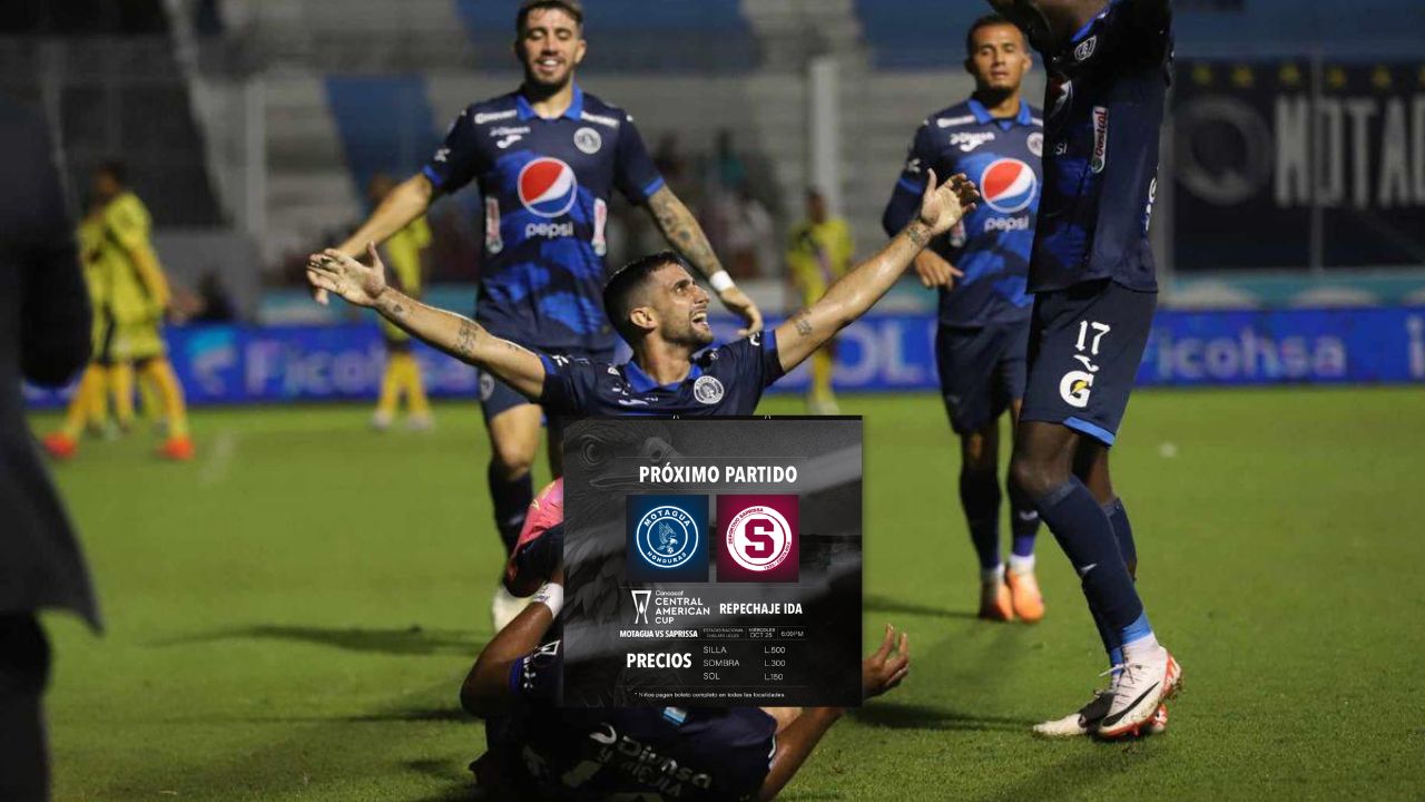 Motagua quiere su revancha y confirma precios para el partido ante Saprissa