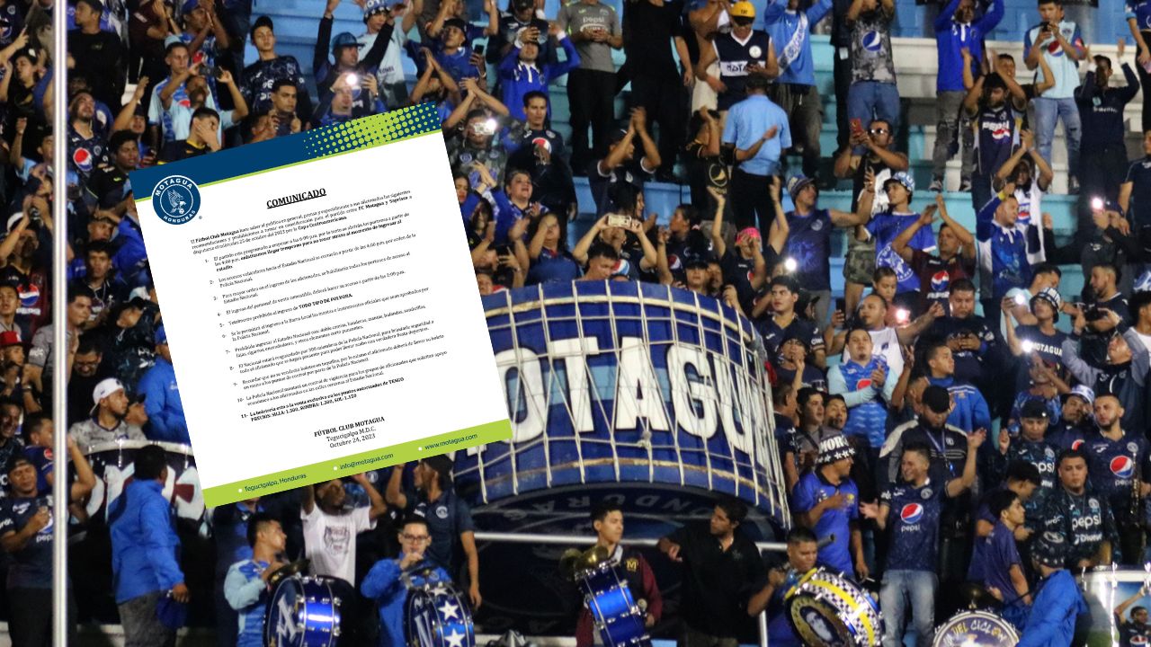 Motagua establece recomendaciones a sus aficionados para el partido ante Saprissa