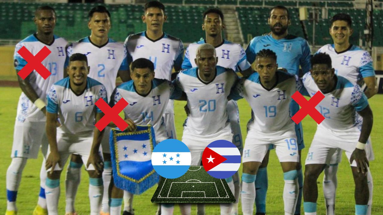 El 11 titular de Honduras que se perfila ante Cuba en la Liga de Naciones