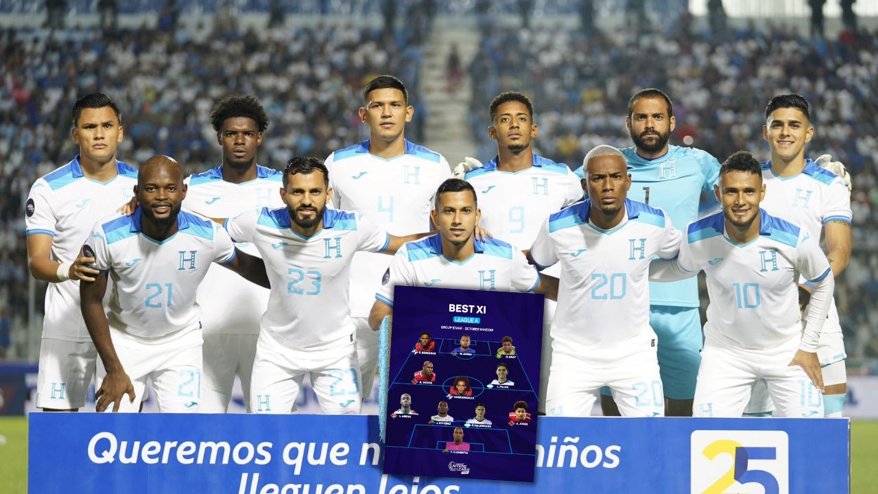 Concacaf incluye a dos hondureños en el XI ideal de la Nations League