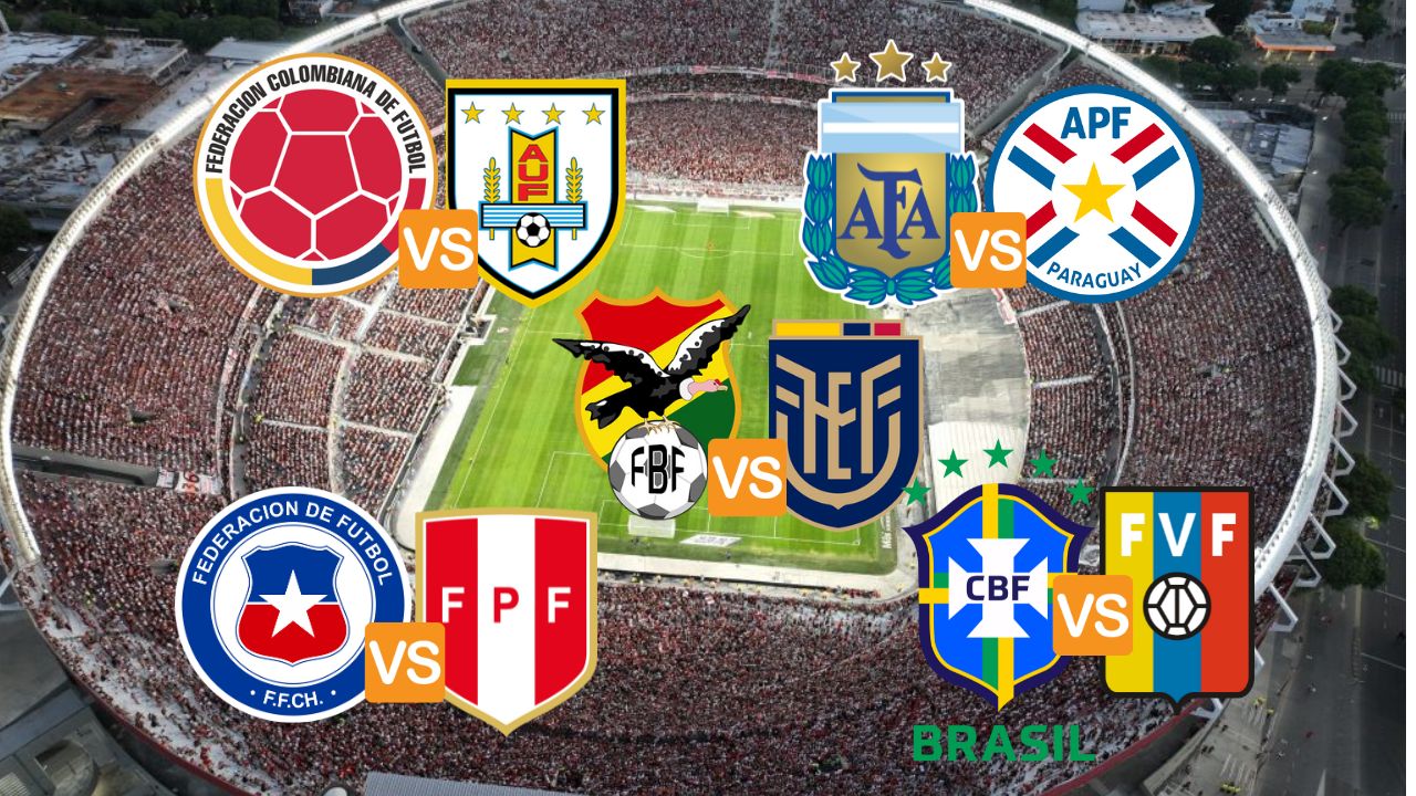 Partidos eliminatorias sudamericanas Mundial 2026, fecha, hora y dónde ver los diferentes juegos