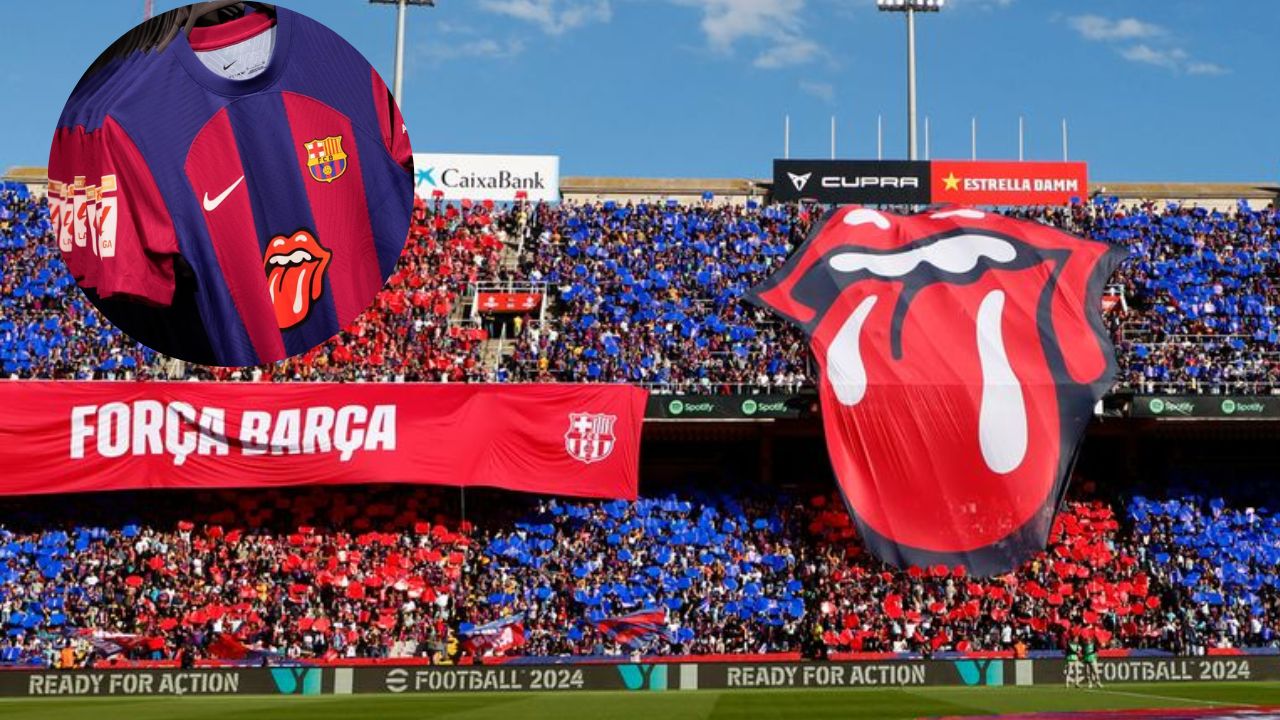 Precio camiseta Barca Rolling Stones, esta es la prenda tan cotizada por los aficionados  culés