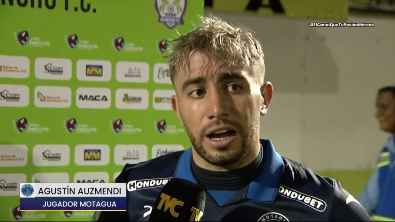 Agustín Auzmendi confiesa lo que sintió al anotarle gol a su exequipo de Liga Nacional