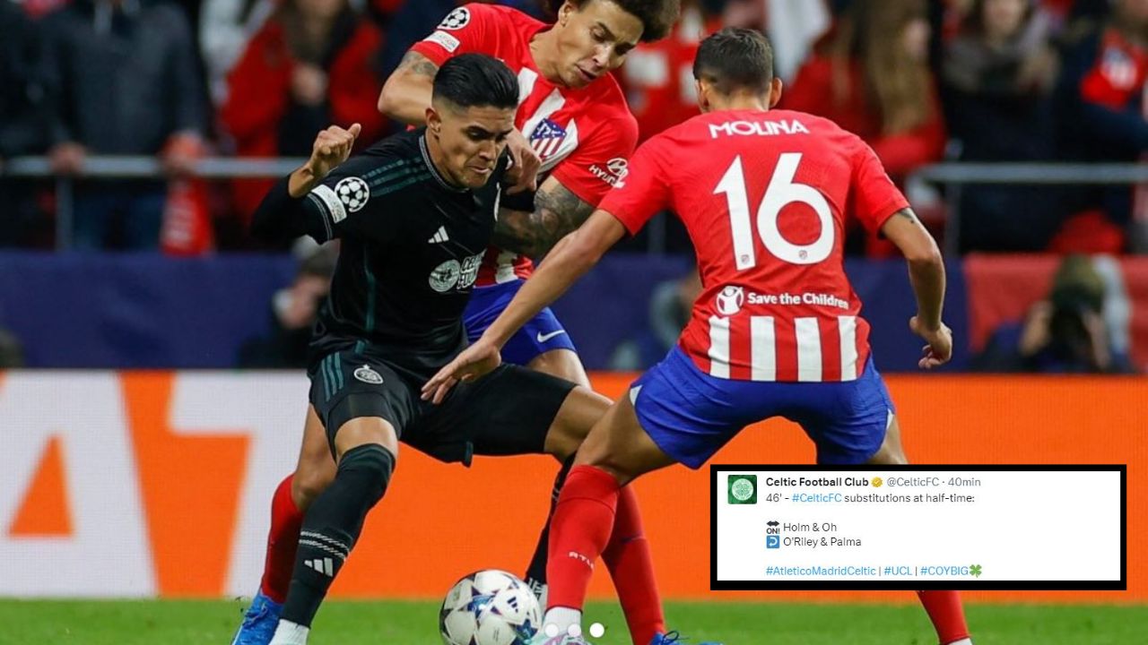La razón por la que Luis Palma no jugó el segundo tiempo vs Atlético de Madrid en Champions