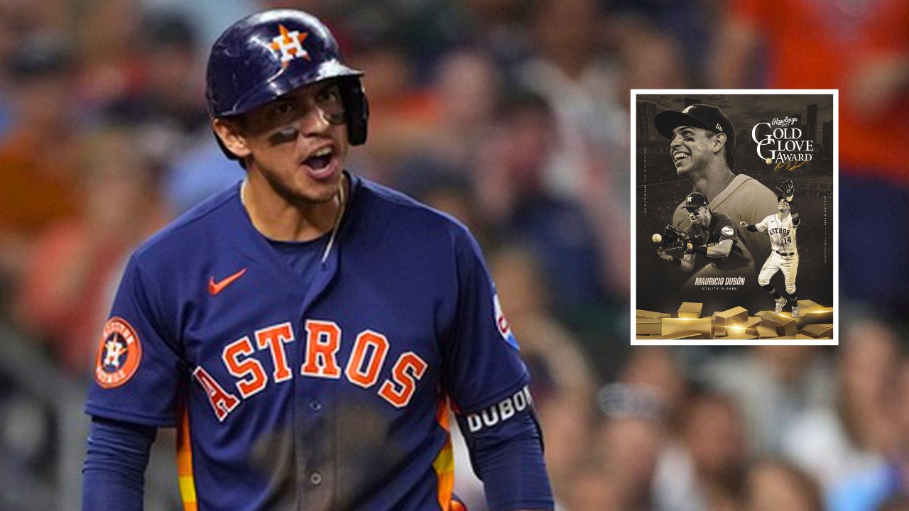 Mauricio Dubón hace historia al ganar un Guante de Oro en la MLB