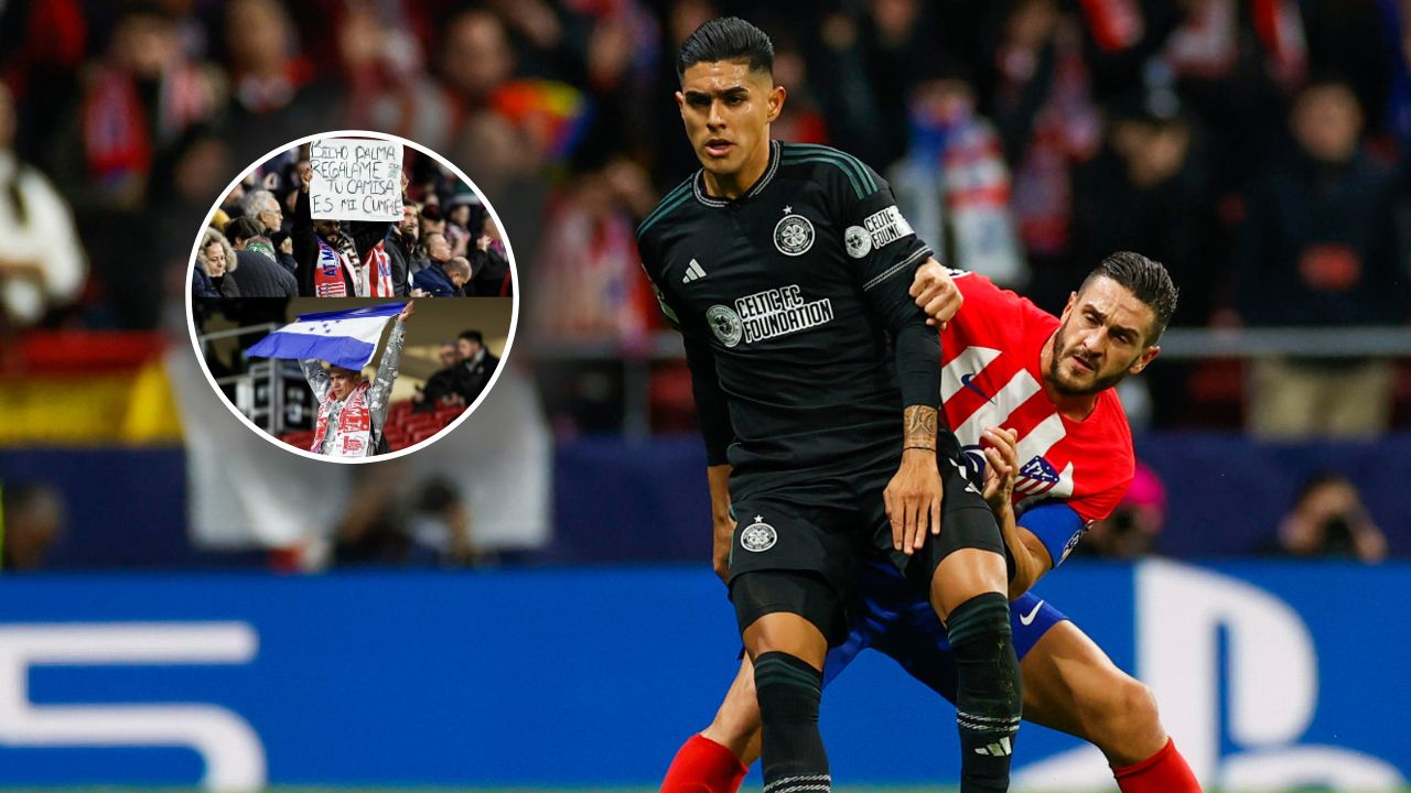 Aficionado hondureño deja inesperada petición a Luis Palma en el estadio del Atlético de Madrid