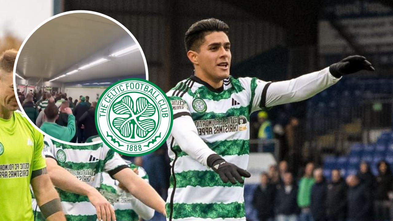 Aficionados del Celtic sorprenden a Luis Palma dedicándole una canción