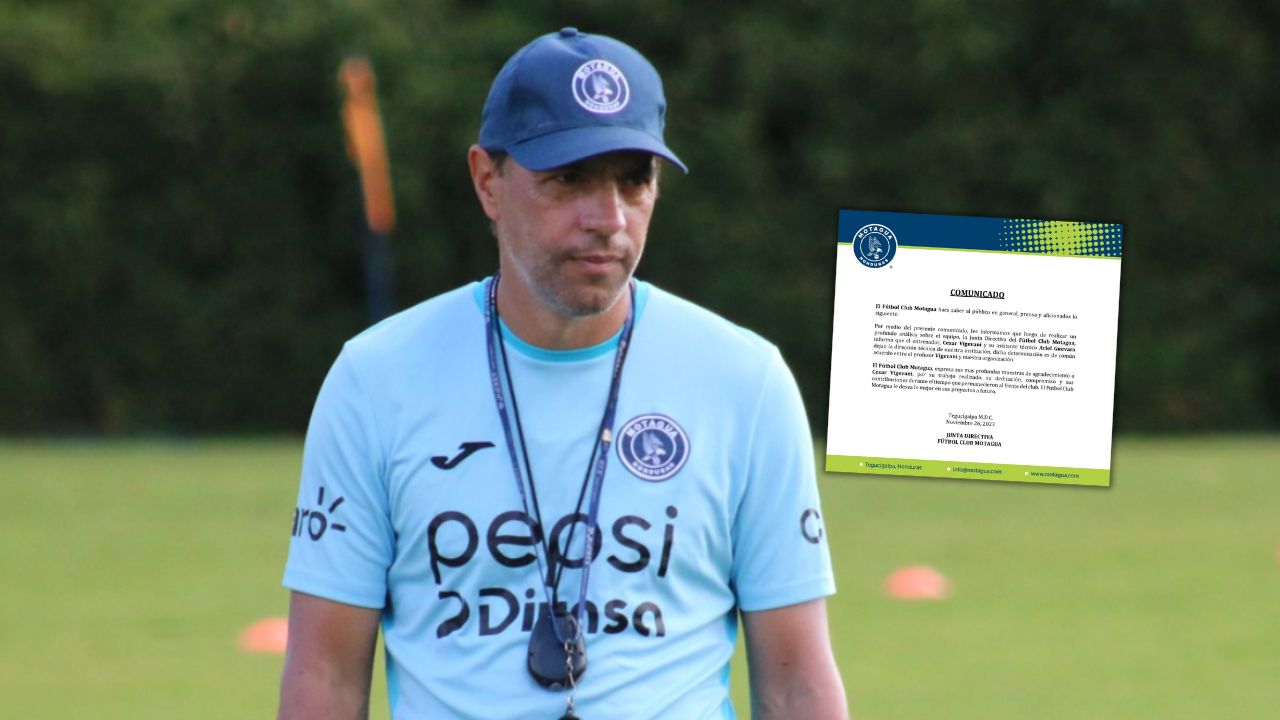 Motagua toma inesperada decisión con César Vigevani tras perder ante Victoria