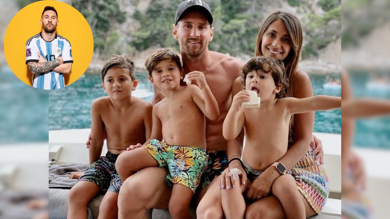 ¿Cómo se llaman los hijos de Messi y actualmente cuántos años tienen los hijos del campeón del mundo?