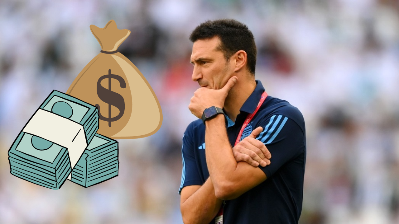 ¿Cuánto cobra Scaloni por mes? este es el salario que gana el DT de la Selección de Argentina