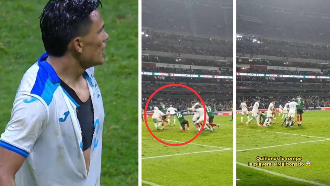 Se viraliza video de posible falta contra Denil Maldonado previo al segundo gol de México