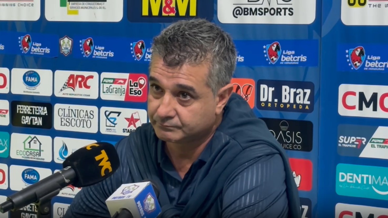 Diego Vazquez explica lo que no le gustó de Motagua en el empate ante Olancho FC