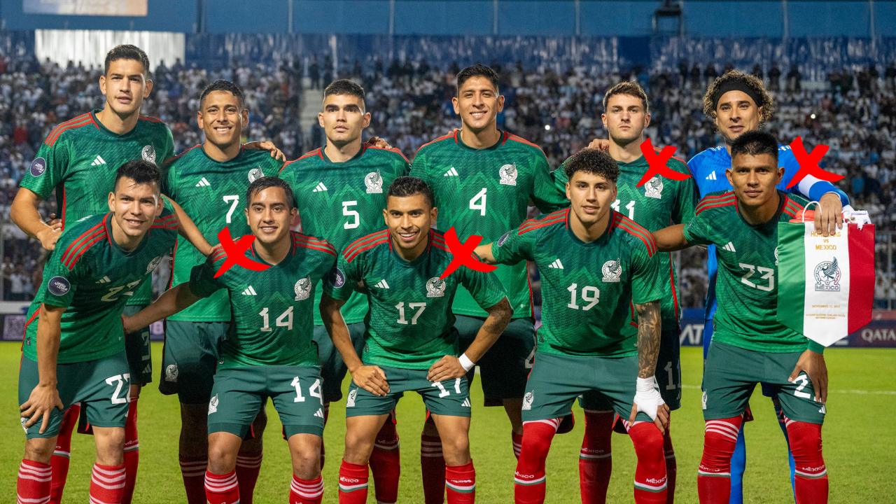 Confirman los 4 cambios que haría México para intentar remontar vs. Honduras