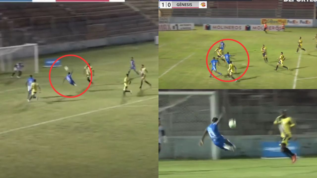Machuca Ramírez anota un golazo de tijereta con el Victoria ante el Génesis FC