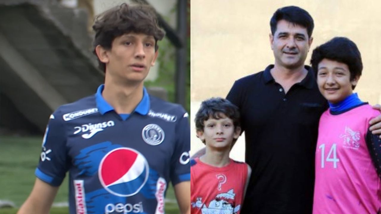 Hijo de Diego Vazquez sigue los pasos de su padre y da la sorpresa al debutar en Motagua