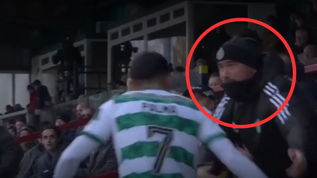 El curioso personaje al que Luis Palma festejó efusivamente su golazo con el Celtic