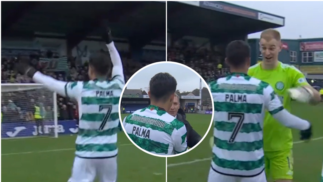 La euforia de Luis Palma tras recibir brutal ovación de aficionados del Celtic