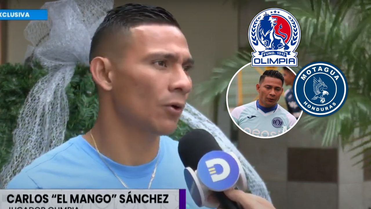 Mango Sánchez confiesa la diferencia que siente en Olimpia tras su paso por Motagua