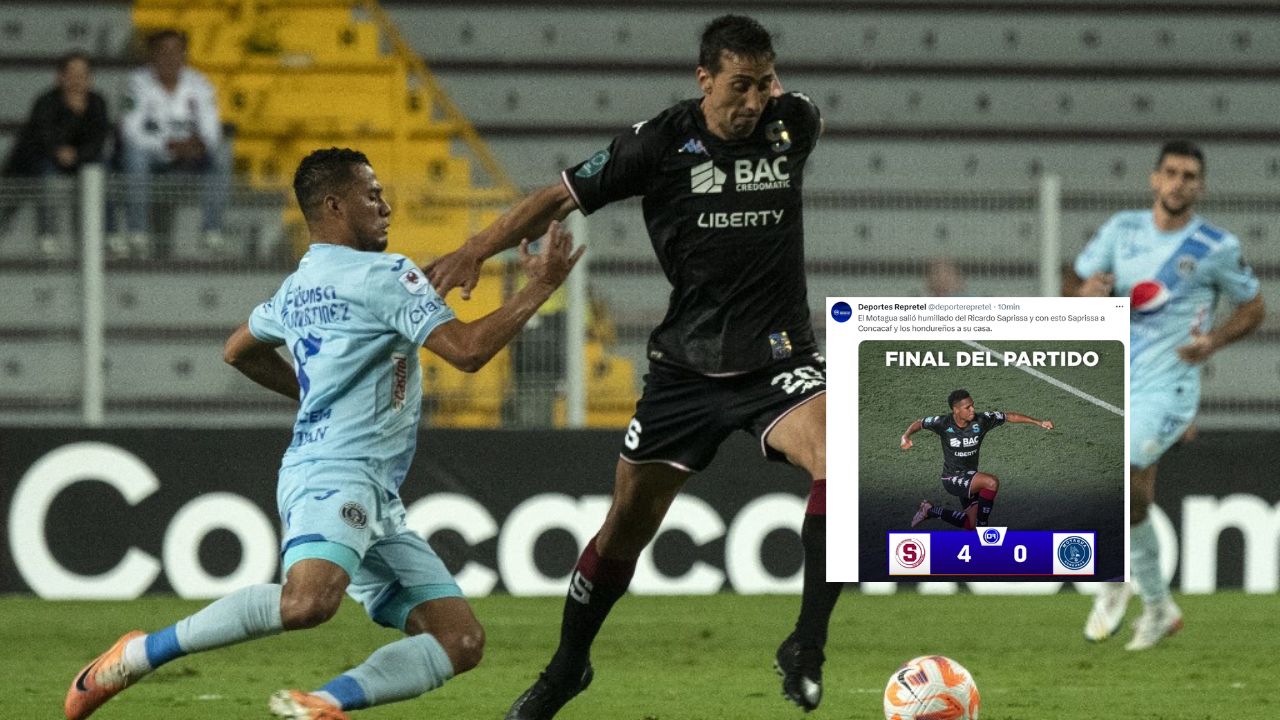 Prensa tica se burla de Motagua tras la goleada recibida a manos de Saprissa