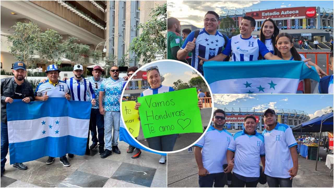La Selección de Honduras no estará sola en el Azteca: así viven el ambiente los catrachos en México