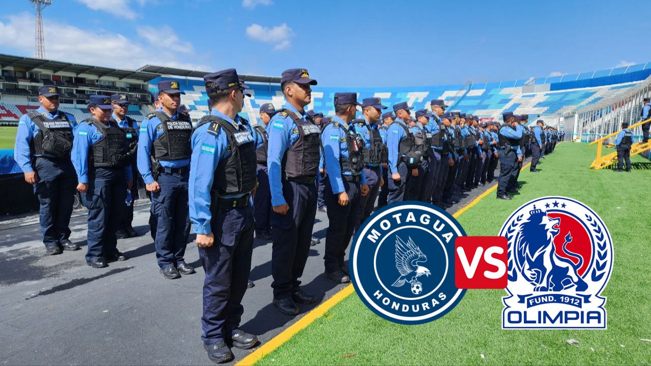 Final entre Motagua vs Olimpia contará con fuertes medidas de seguridad