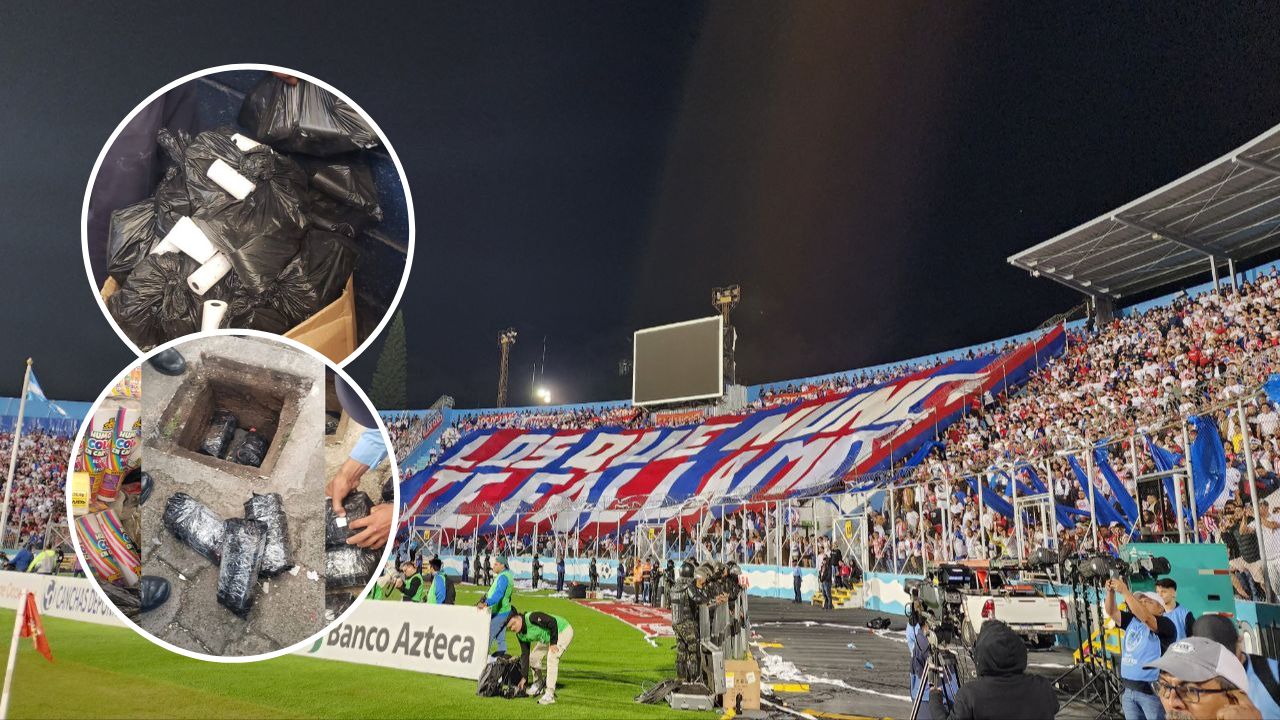 Los extraños objetos que encontraron en el estadio Nacional en la final Olimpia vs Motagua