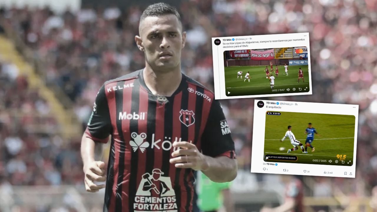 Prestigioso medio de Costa Rica se burla de Alex López tras confirmarse su salida de Alajuela