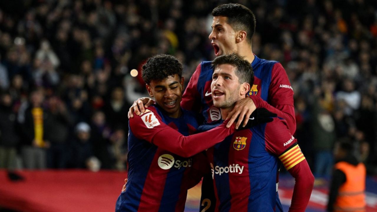 Sergi Roberto le regresa la sonrisa al Barcelona en la visita del Almería