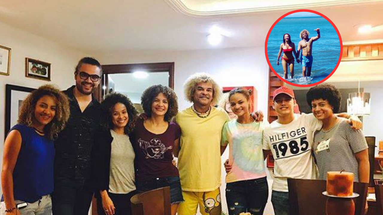 Carlos Valderrama familia, así es la esposa e hijos del exjugador colombiano