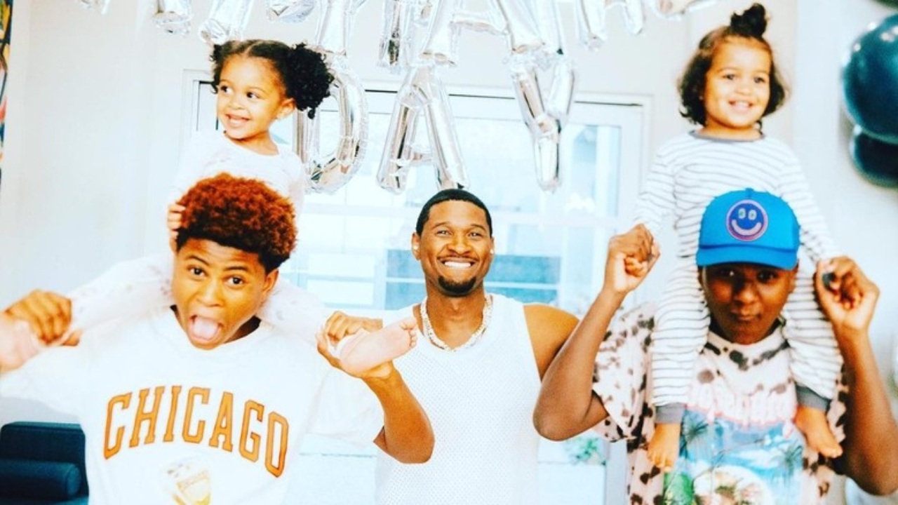 ¿Cuántos hijos tiene Usher, quiénes son, edad y quién es su madre?