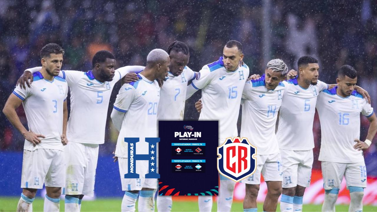 Concacaf confirma hora del partido Honduras vs Costa Rica por el pase a la Copa América