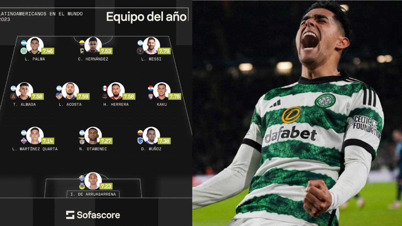 Luis Palma comparte MVP junto a Lionel Messi en el once ideal del 2023, según Sofascore