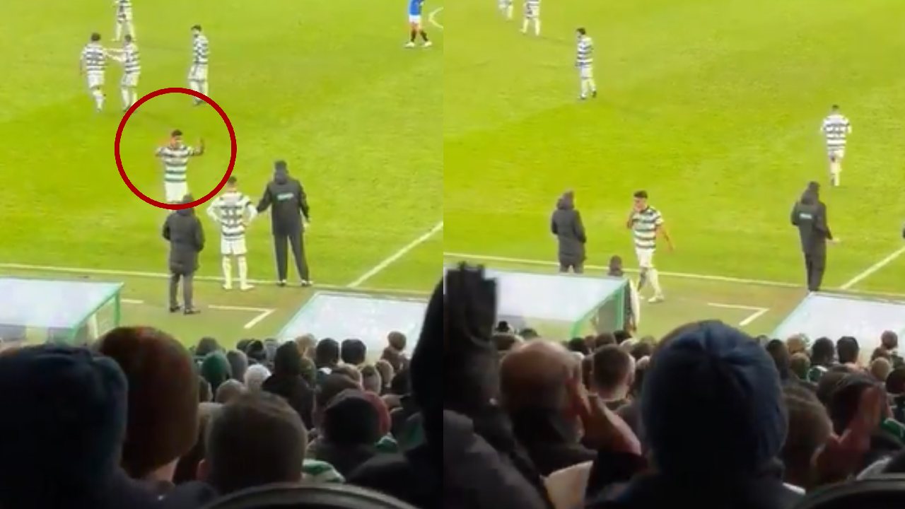 Luis Palma sale ovacionado en triunfo del Celtic ante Rangers en Escocia
