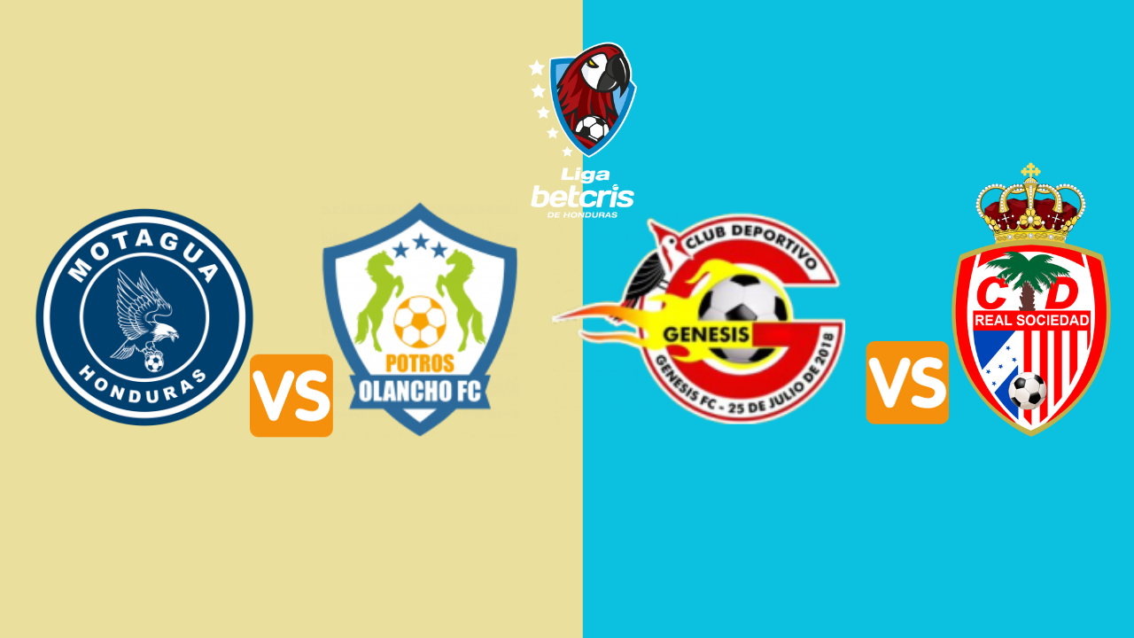 ¿Quién va a transmitir Génesis vs Real Sociedad y Motagua vs Potros de Olancho FC?
